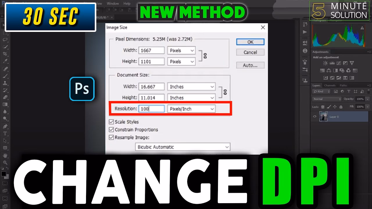 Wo sehe ich, wieviel dpi ein Bild hat?