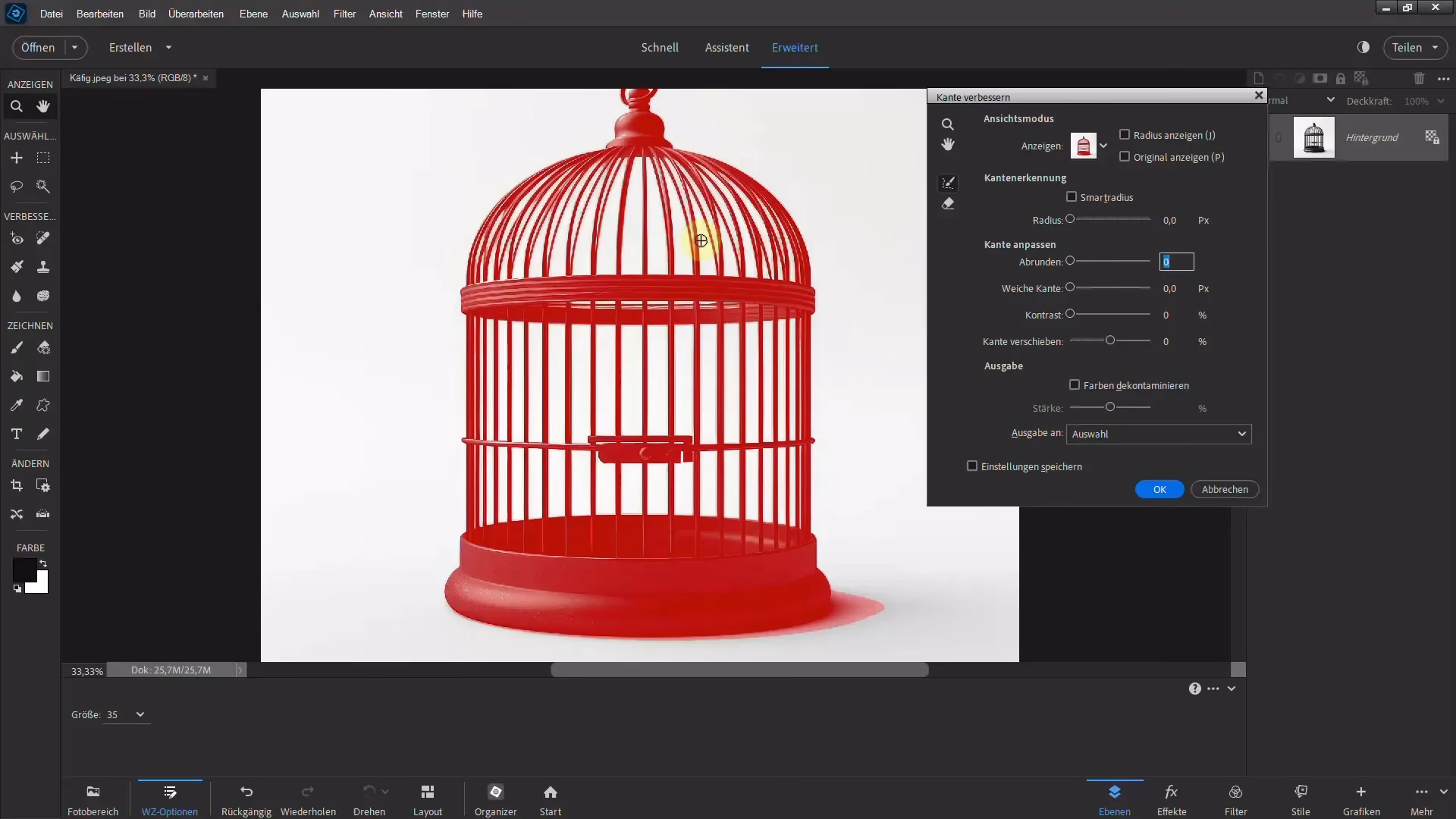 Verfügt Photoshop Elements über ein Zauberstab-Werkzeug?