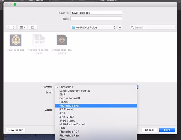 Wie kann ich EPS in PSD umwandeln?