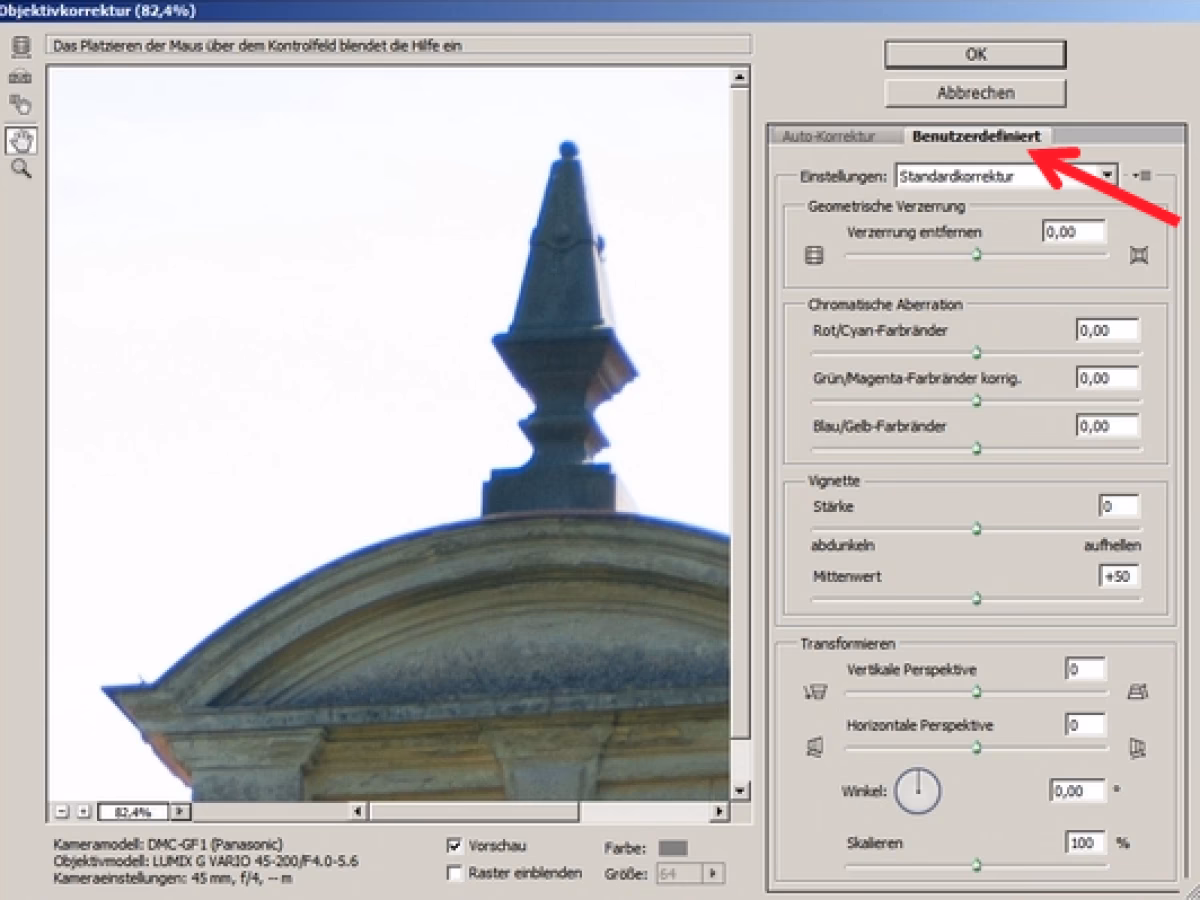 Wie entferne ich Farbsäume?