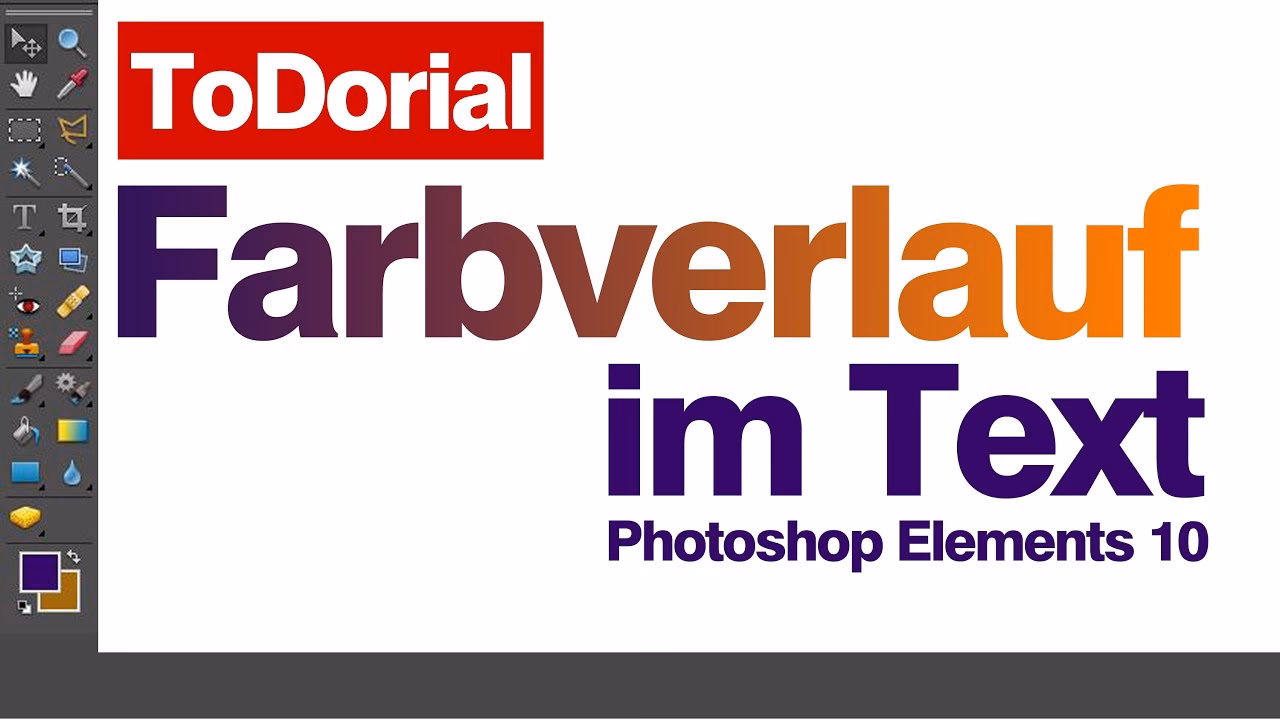 Wie füge ich in Photoshop einen Farbverlauf hinzu?