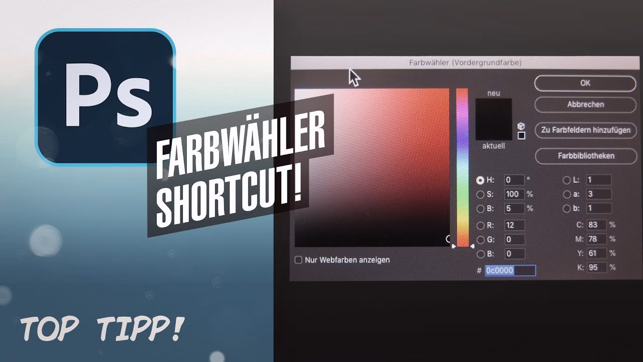 Wie kann ich Farben in Photoshop messen?