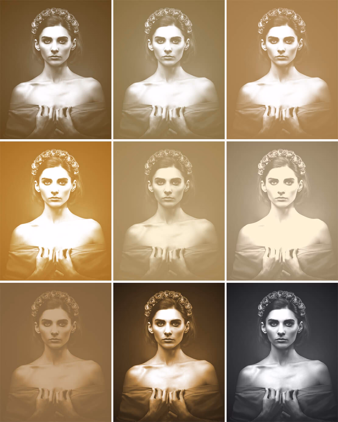 Was ist der Farbcode für Dunkelbraun in Photoshop?