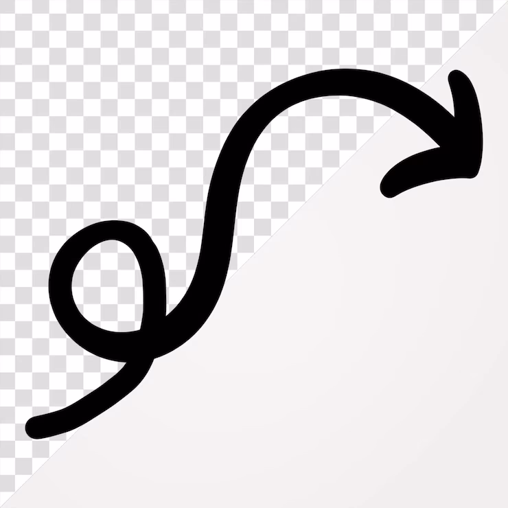 Comment faire une flèche arrondie ?