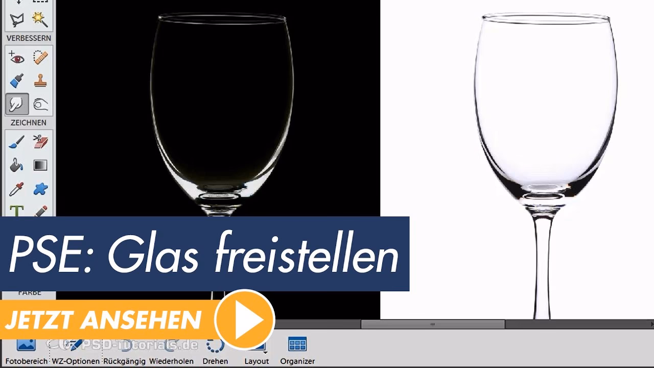 Wie erstellt man in Photoshop einen Glashintergrund?