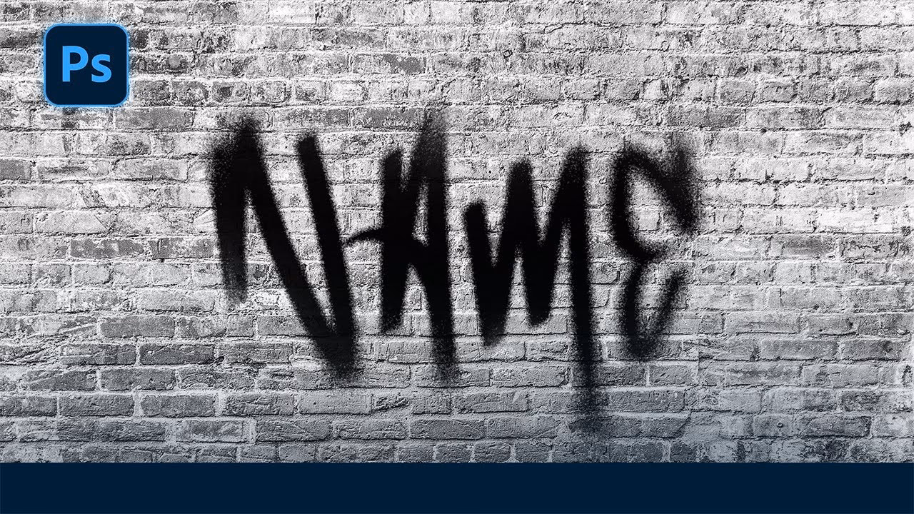Wie erstelle ich mit Photoshop-Ebenenstilen einen Graffiti-Texteffekt?