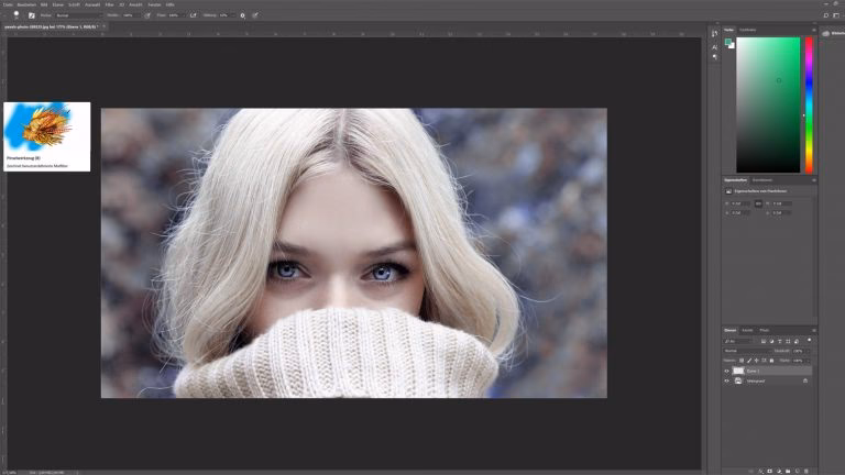 Wie kann man in Photoshop Haare grau machen?