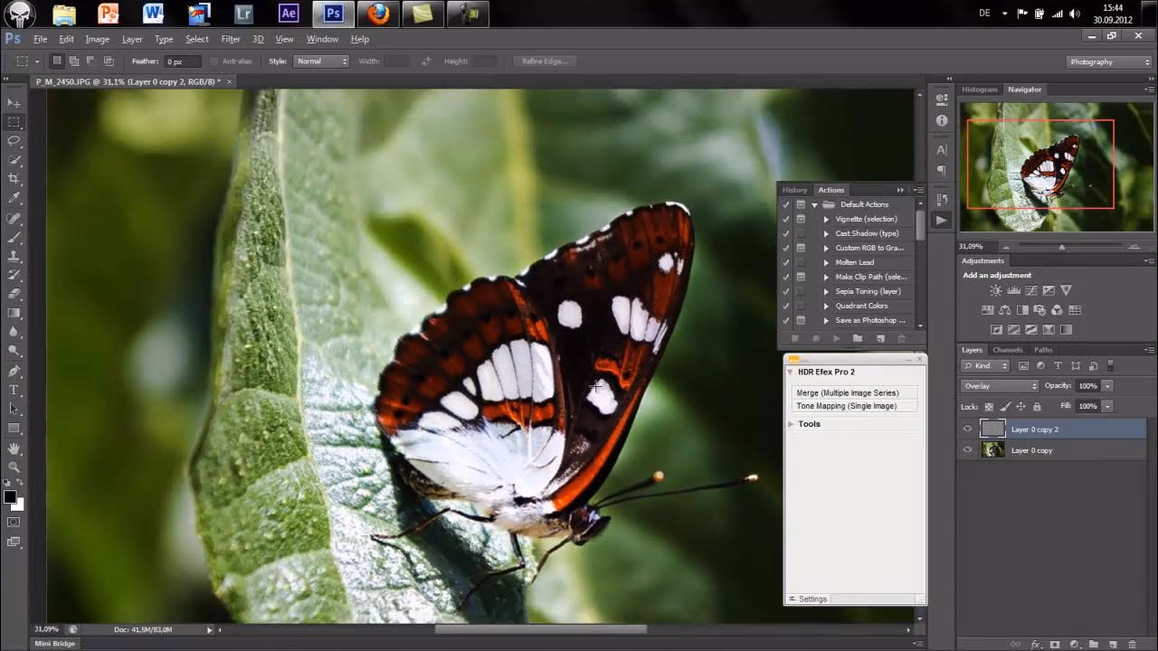 Was ist die Tastenkombination für Hochpass in Photoshop?