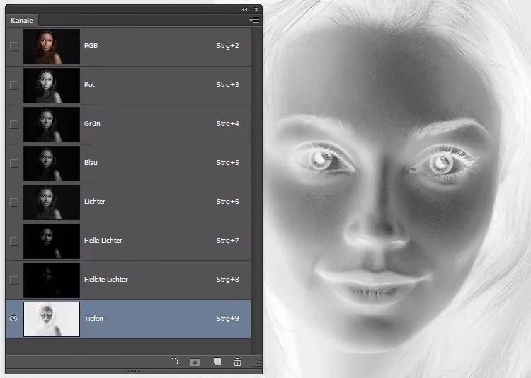 Was ist die Tastenkombination für Schatten und Lichter in Photoshop?