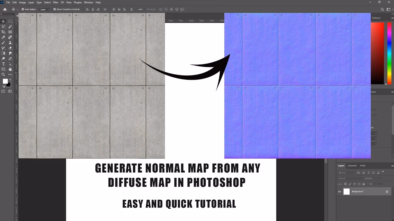 Wird Normal Map in Photoshop eingestellt?
