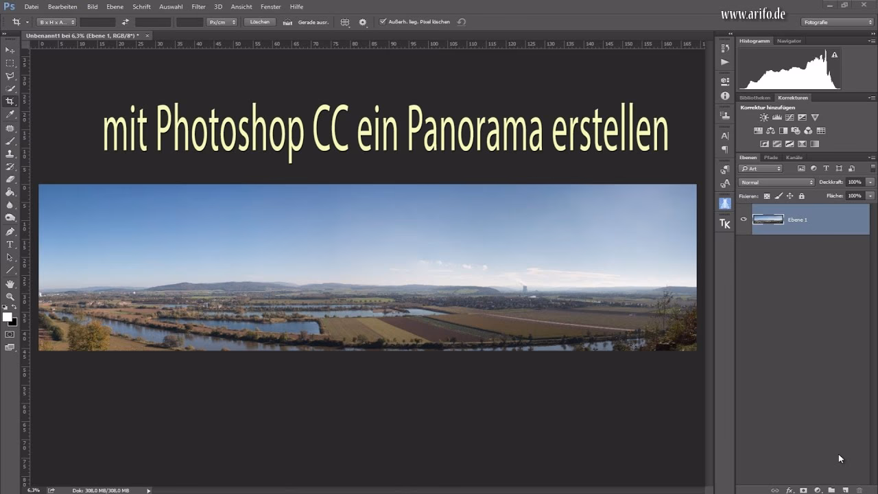 Wie fügt man Fotos in Photoshop zusammen?