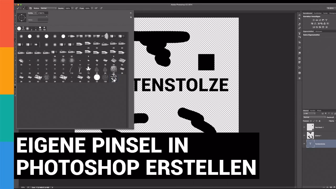 Wie füge ich Photoshop einen neuen Pinsel hinzu?