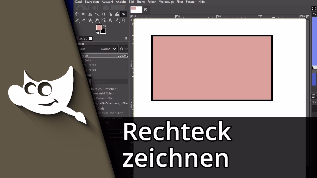 Wie zeichne ich in Photoshop einen rechteckigen Rahmen?