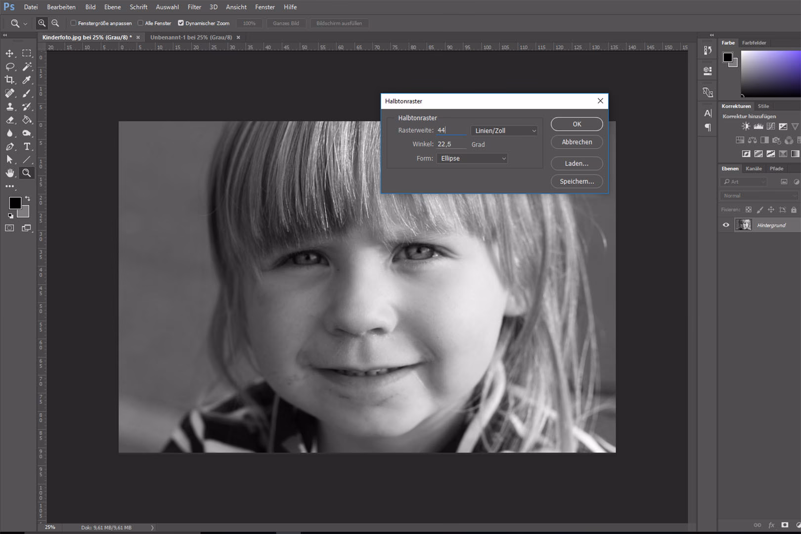 Welche Rasterweite sollte ich für den Siebdruck verwenden?