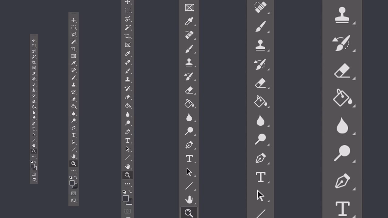 How do I enable the toolbar in Photoshop?