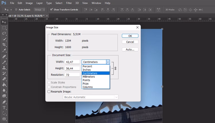 Wie kann man in Photoshop ohne Verzerrung transformieren?