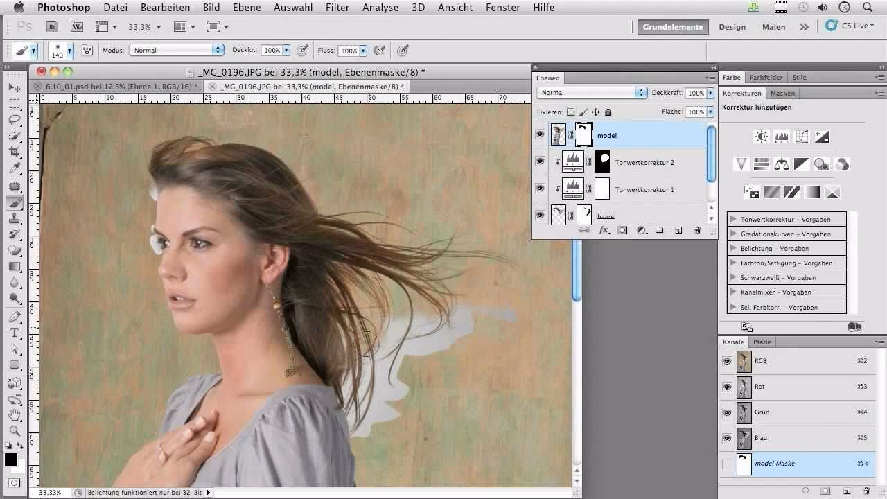 Wie erstelle ich eine Überlagerung in Adobe Photoshop?