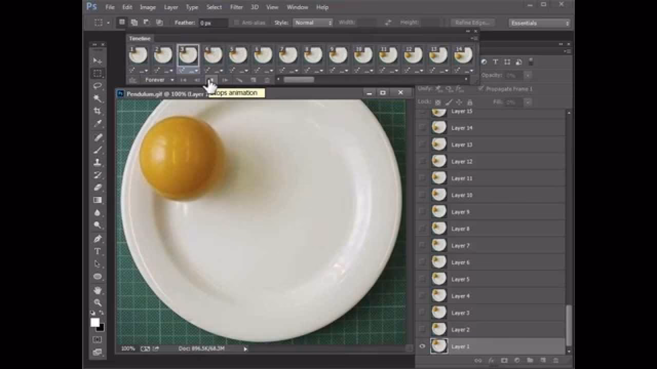 Kann man einen Videoclip in Photoshop umkehren?