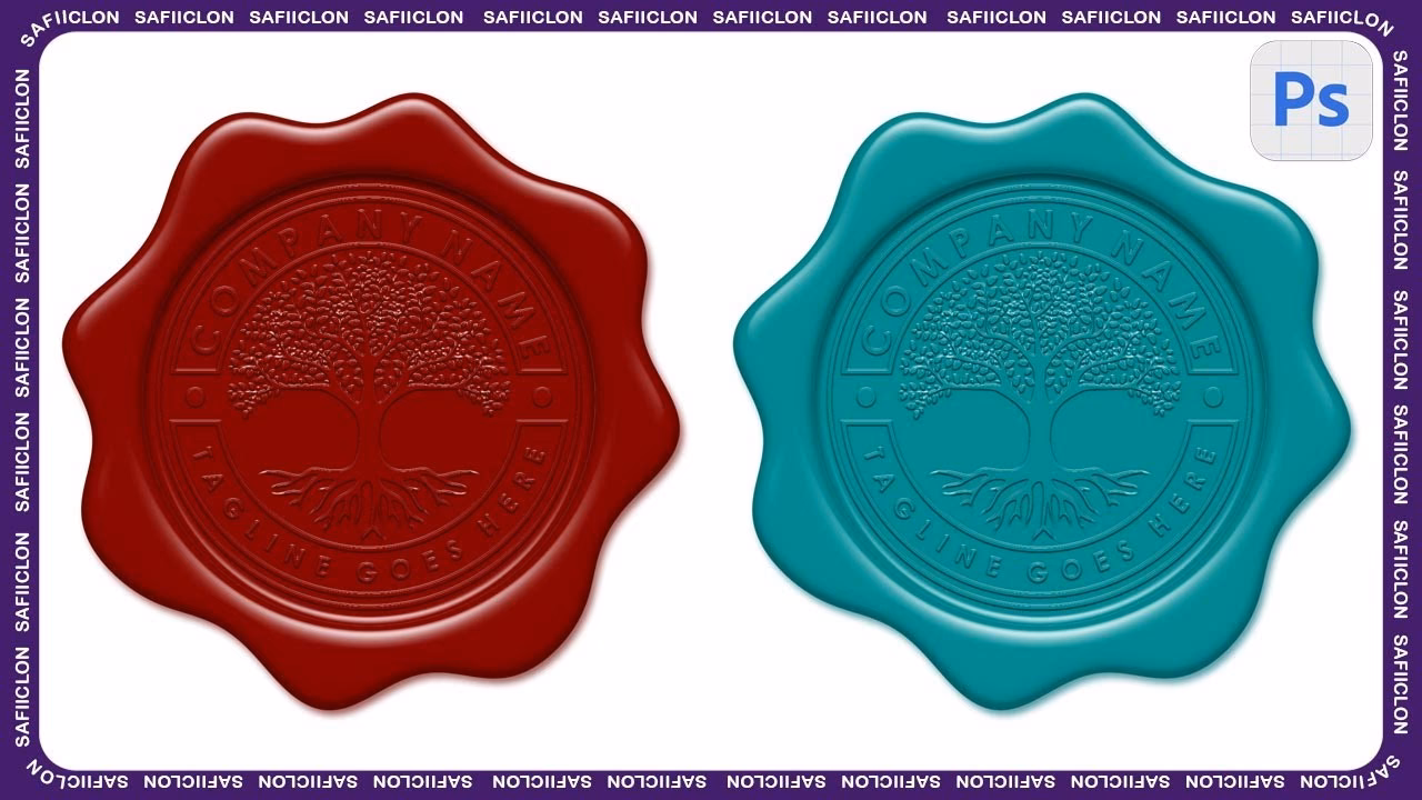 How to create a rubber stamp effect in Photoshop?