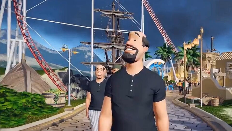 Haben Überwachungskameras in Planet Coaster irgendeine Funktion?