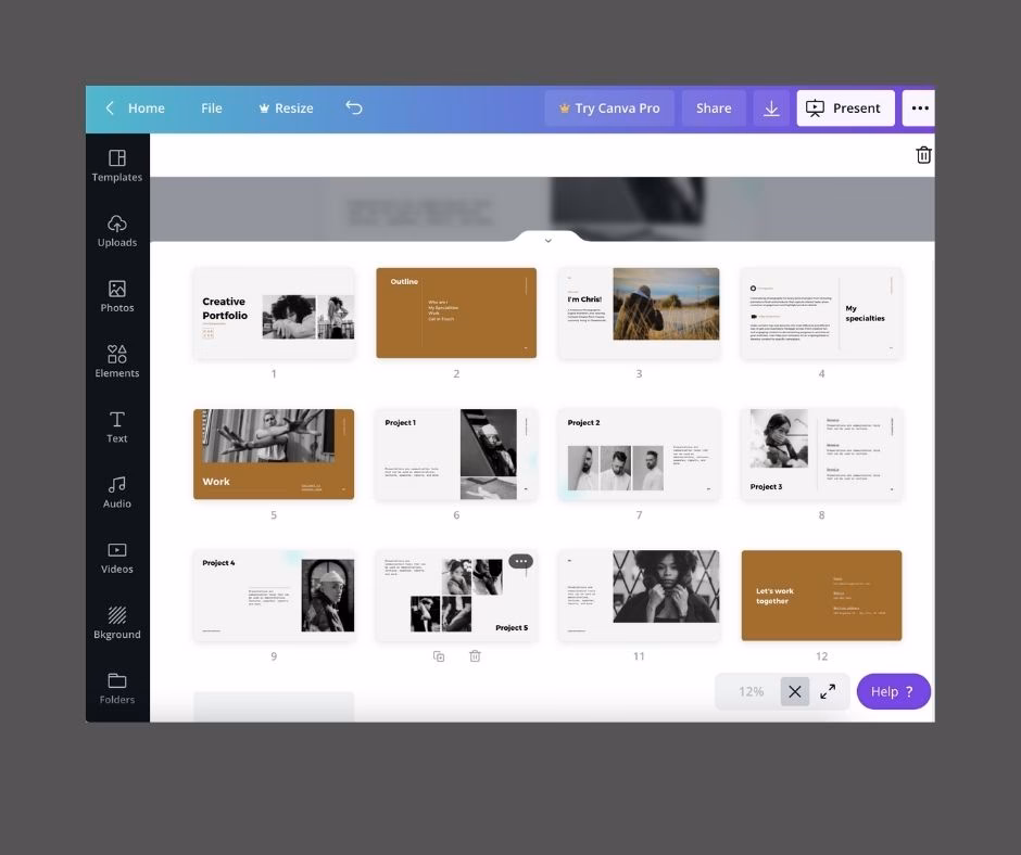 Wie erstelle ich ein PDF-Portfolio für Fotografie?
