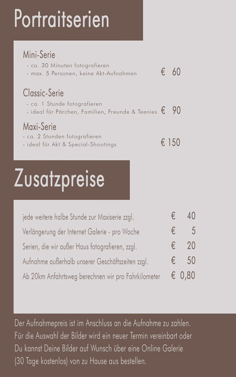 Was kostet ein Business Portrait?