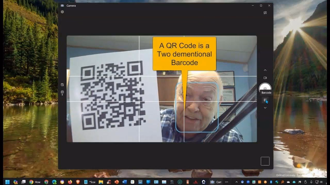 Kann eine Laptop-Kamera einen QR-Code scannen?