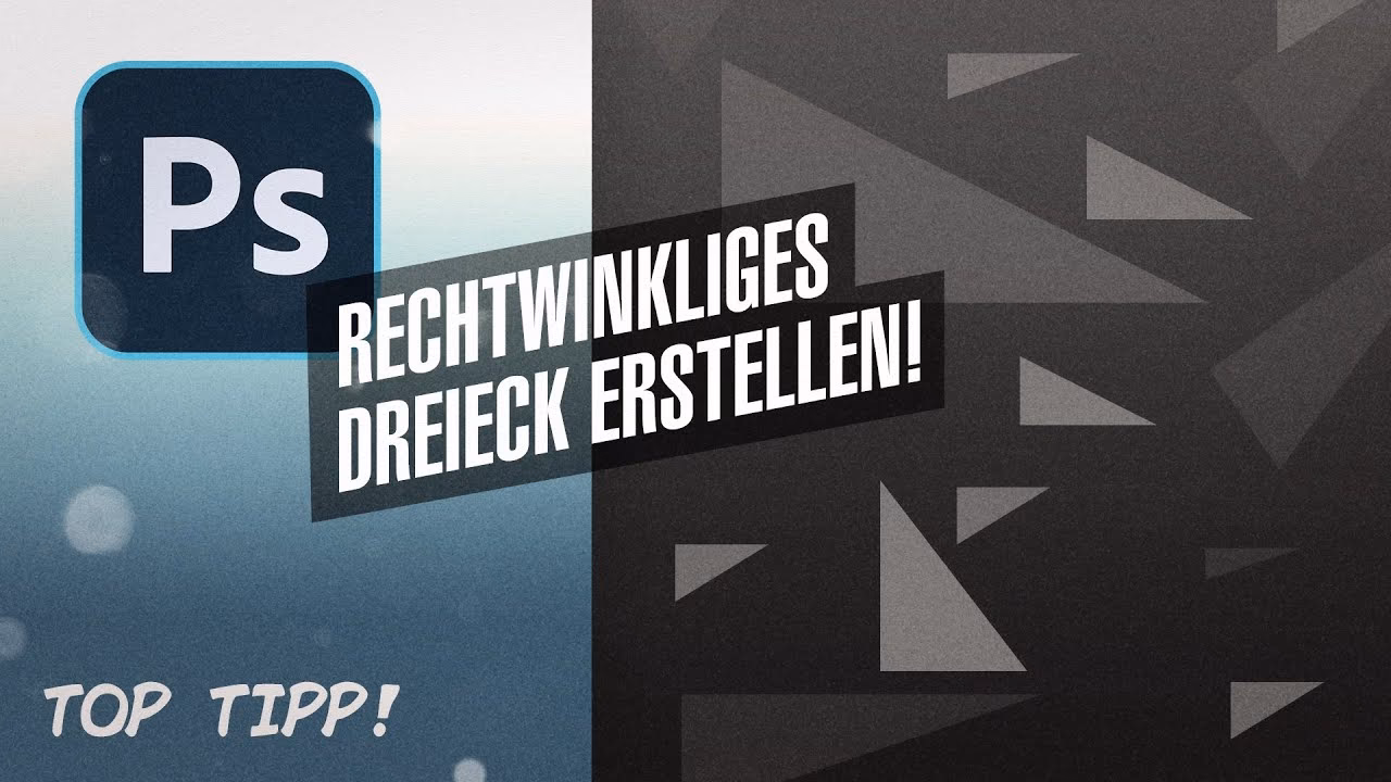 Wie erhält man in Photoshop eine Dreiecksform?