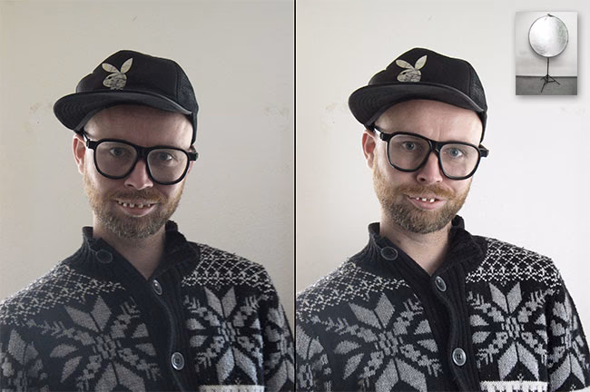 Warum sollte ein Fotograf einen schwarzen Reflektor verwenden?