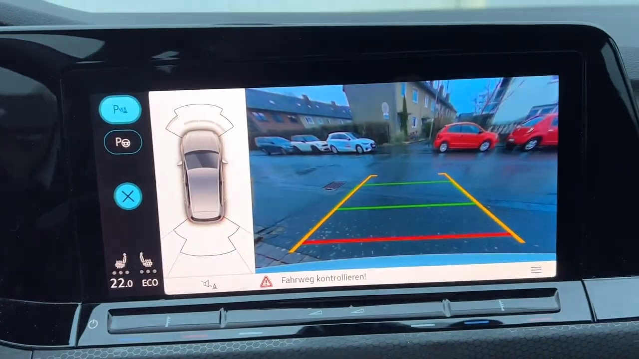 Wann Einlenken beim rückwärts einparken?