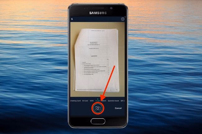 Wie scanne ich mit der Kamera?