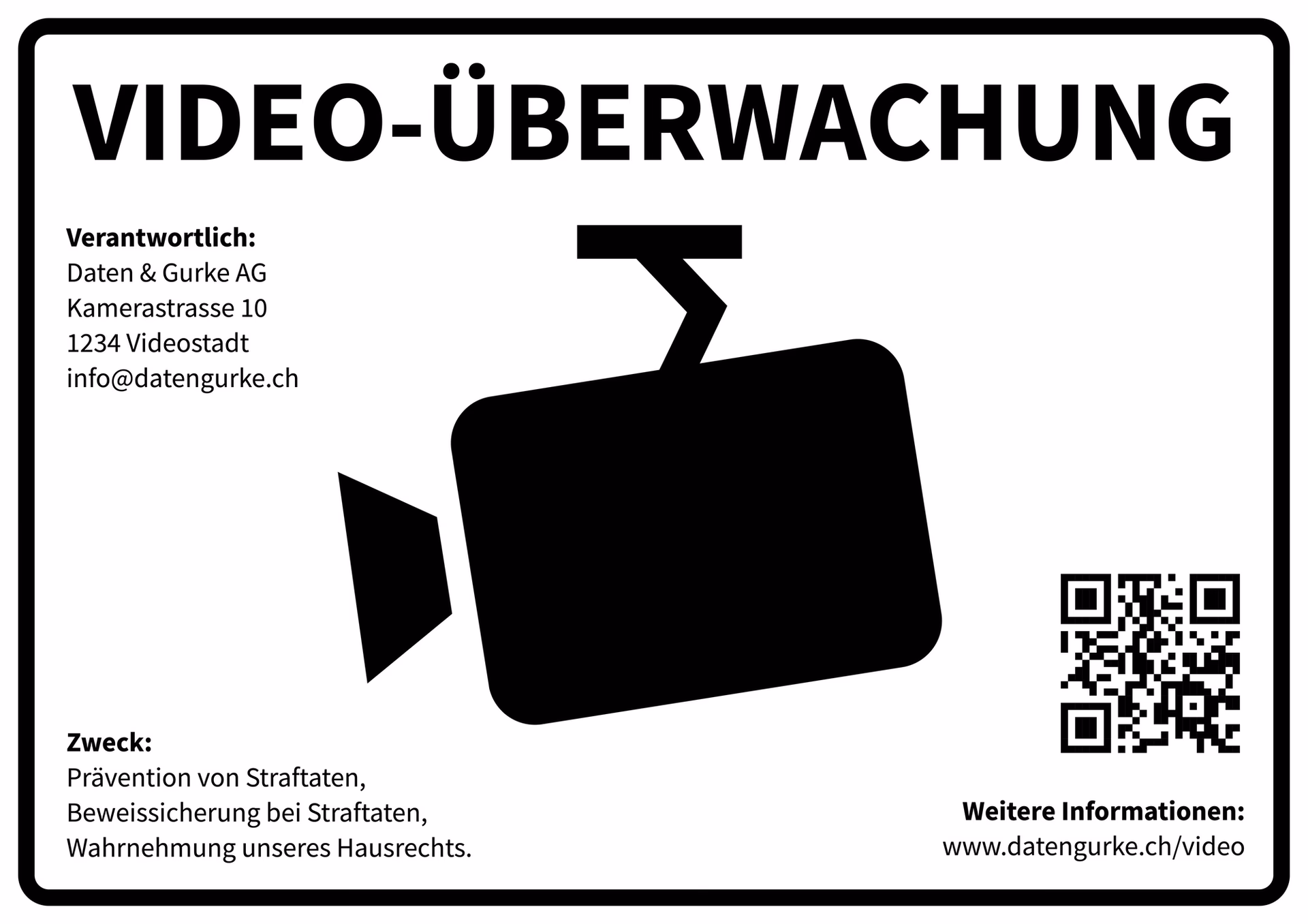 Wie lange werden Videoaufnahmen in Geschäften gespeichert in der Schweiz?