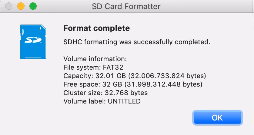 Wie formatiere ich eine SD-Karte für Wildkamera?