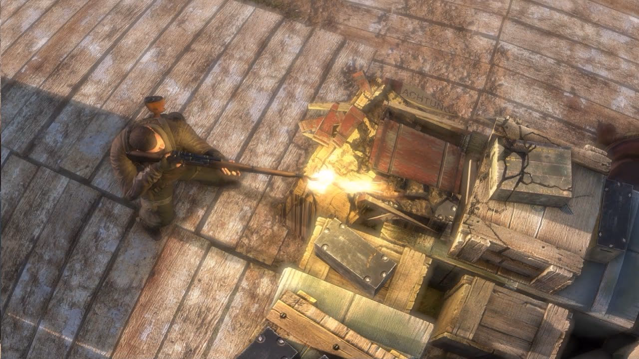 Wie zerstört man SD KFZ 251 in Sniper Elite 4?