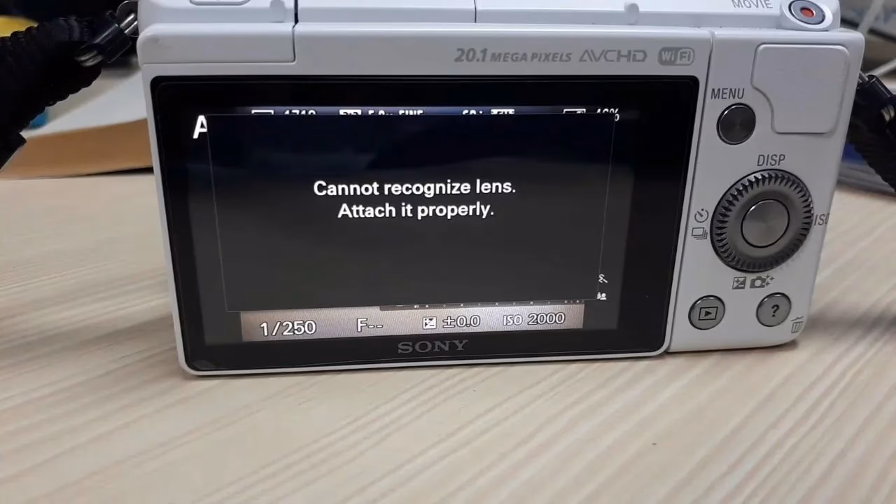 Warum meldet meine Sony-Kamera, dass sie keine Dateien anzeigen kann?