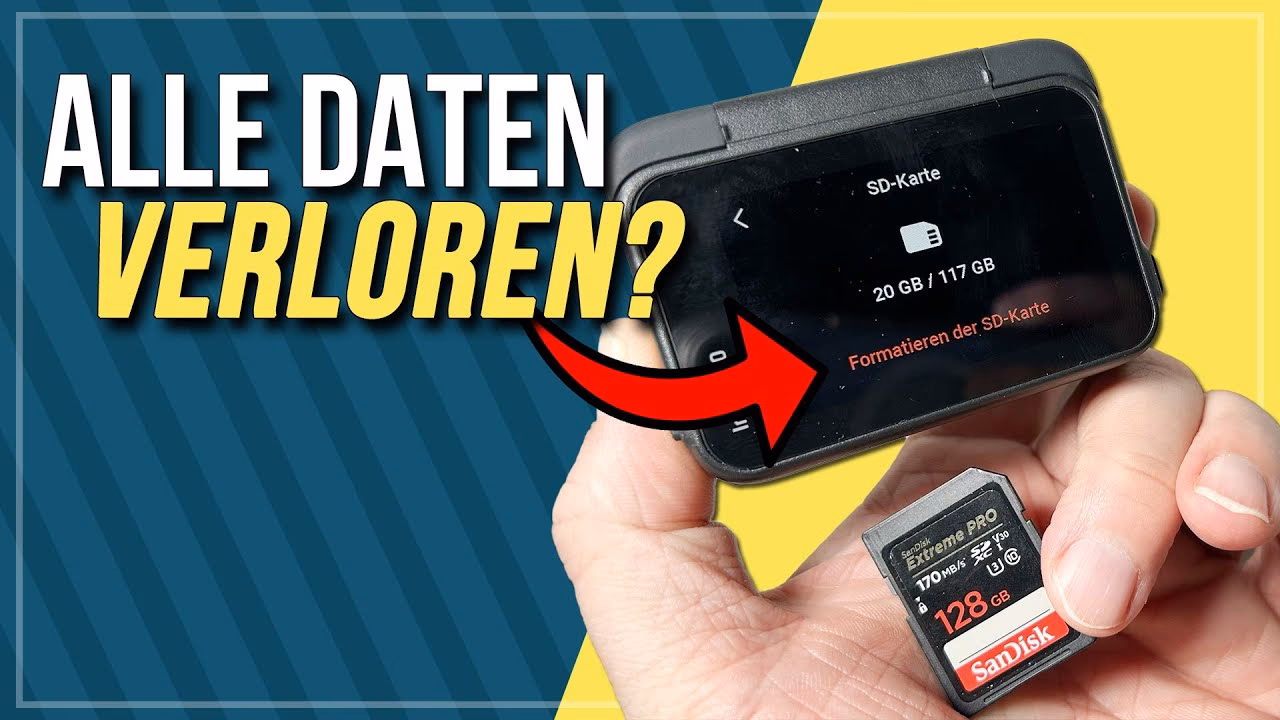 Wie kann ich die Formatierung einer Speicherkarte rückgängig machen?