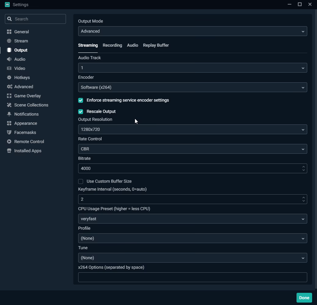 Wie schalte ich die Kamera bei Streamlabs um?