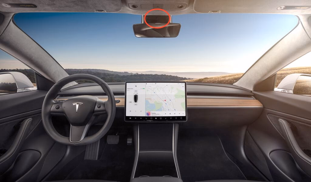 Befindet sich im Tesla Model 3 eine Kamera?