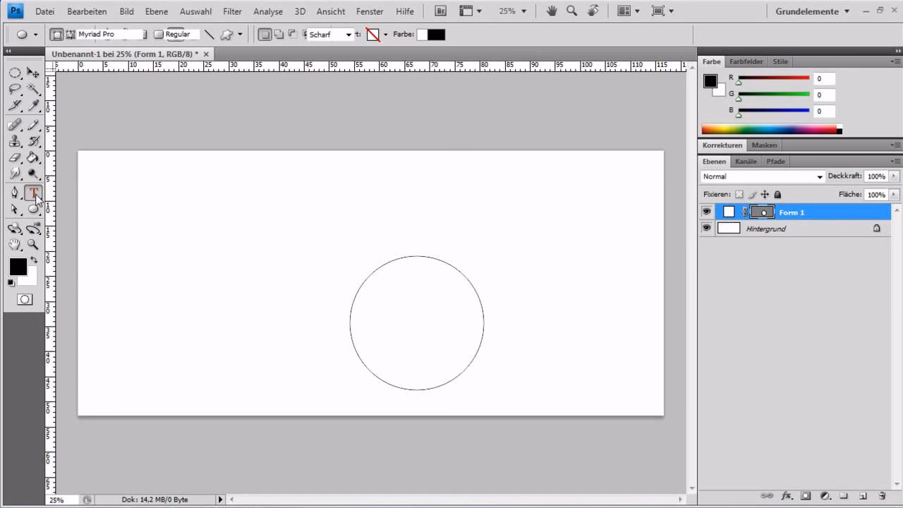 Wie richte ich Text in Photoshop-Elementen aus?