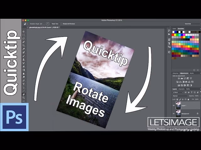 How to make a twirl in Photoshop?