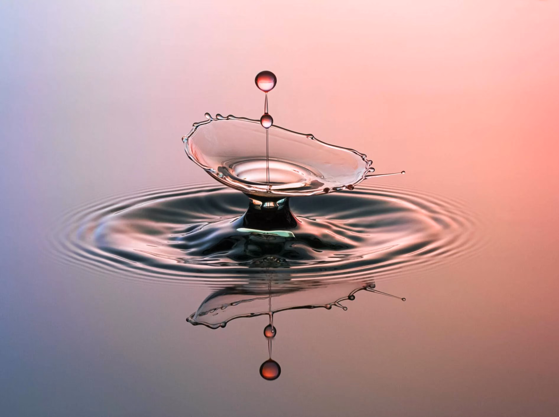 Ist ein Wassertropfen immer gleich groß?