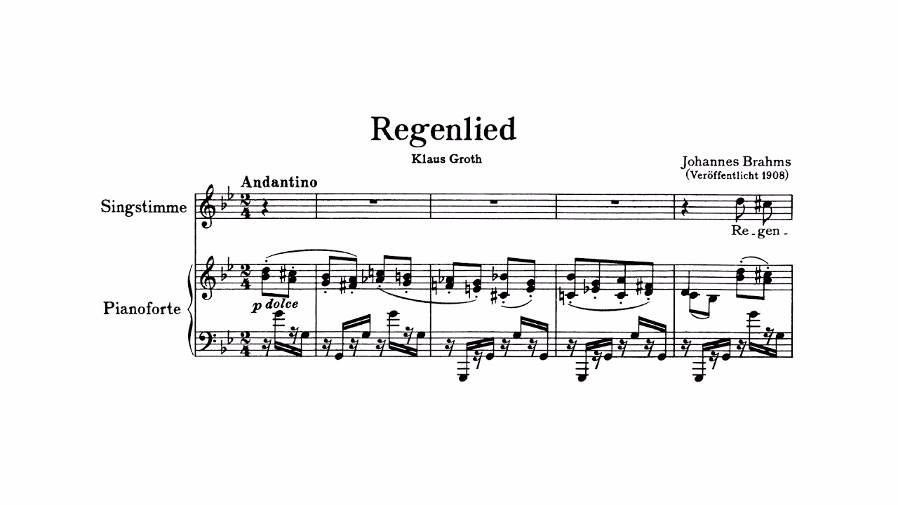 Wer singt das Lied "Regen"?