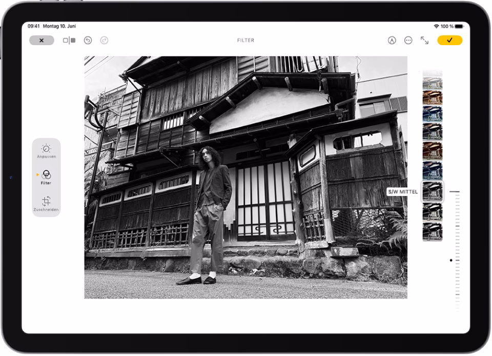 Kann man die Länge eines Videos auf einem iPad bearbeiten?