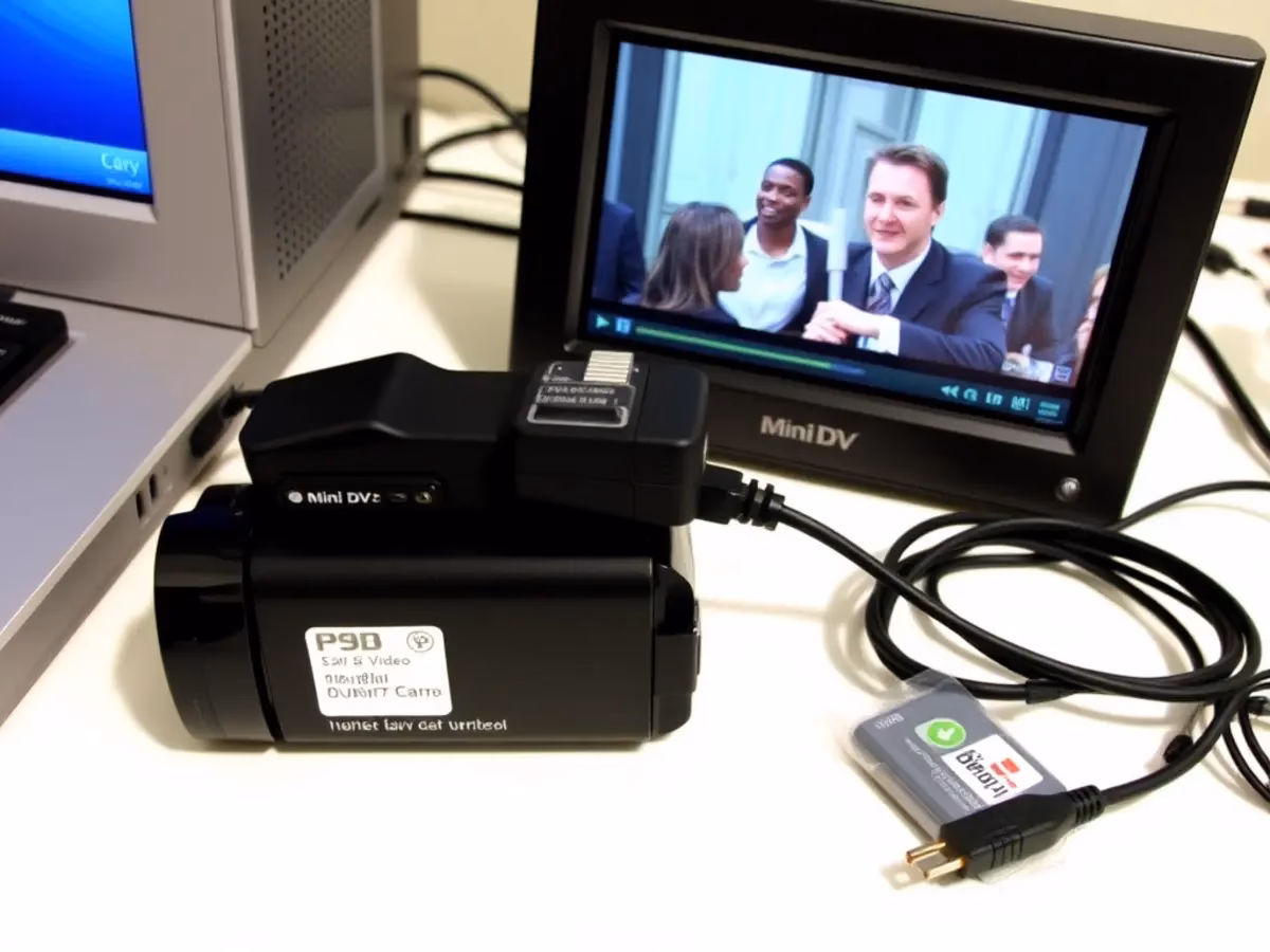 Wie übertrage ich Videos von meinem DV-Camcorder auf meinen Computer?