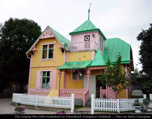 Wo steht die original Villa Kunterbunt?