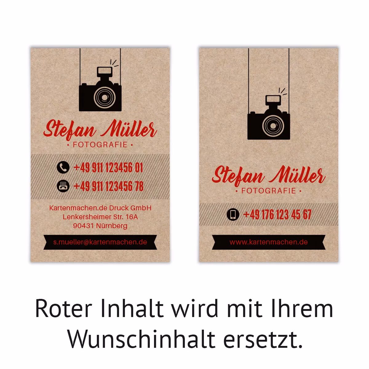 Was schreiben Fotografen auf ihre Visitenkarten?