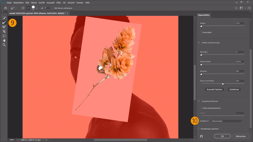 Was ist die Wahltaste bei Photoshop?
