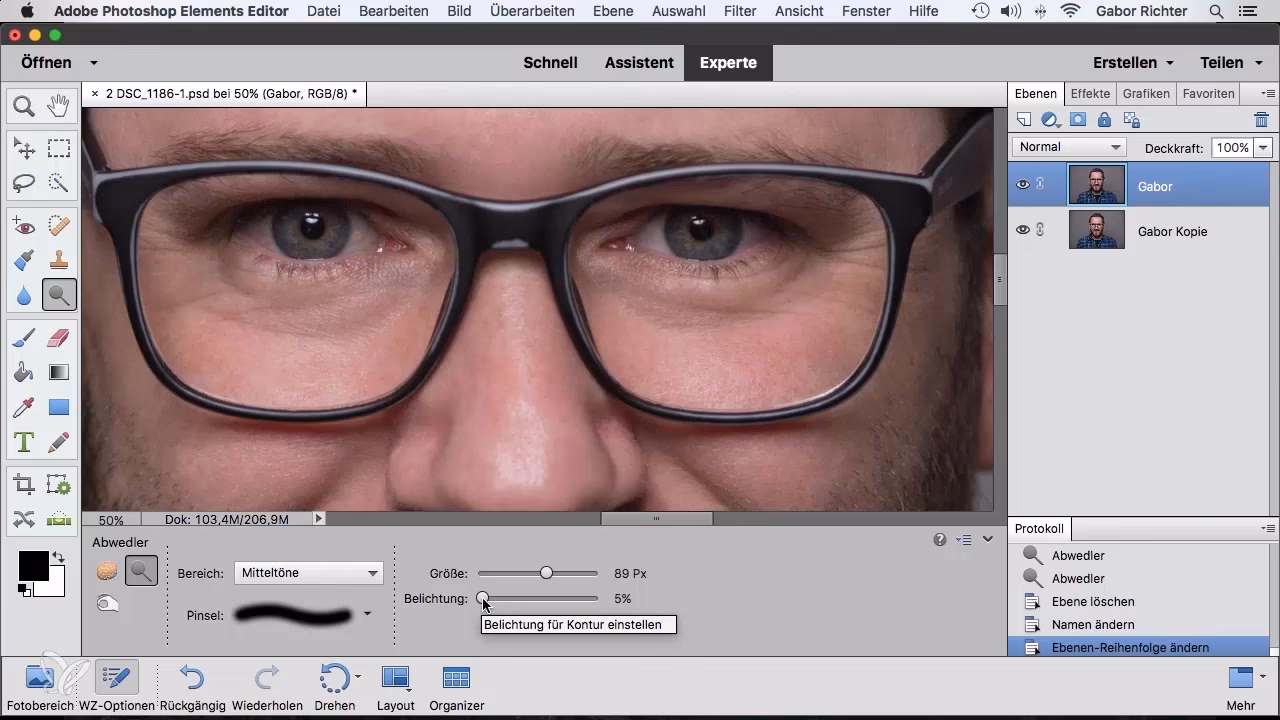 Was ist der Abwedler-Befehl in Photoshop?