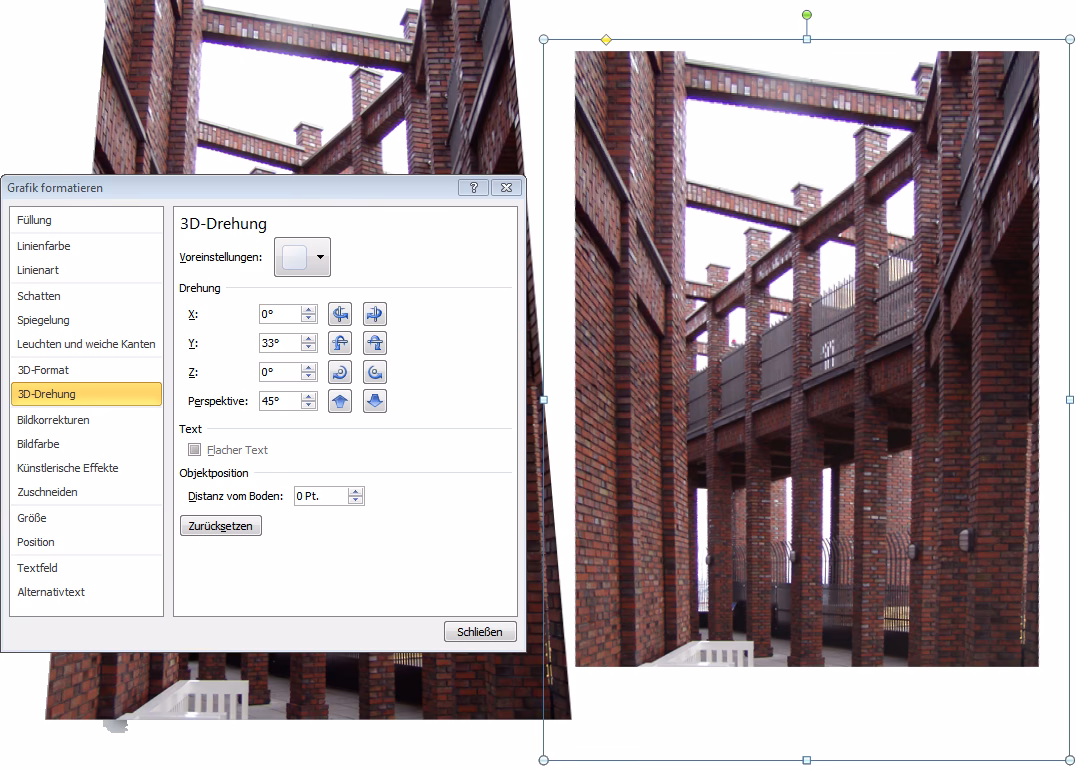 Wie füge ich künstlerische Effekte in Word ein?