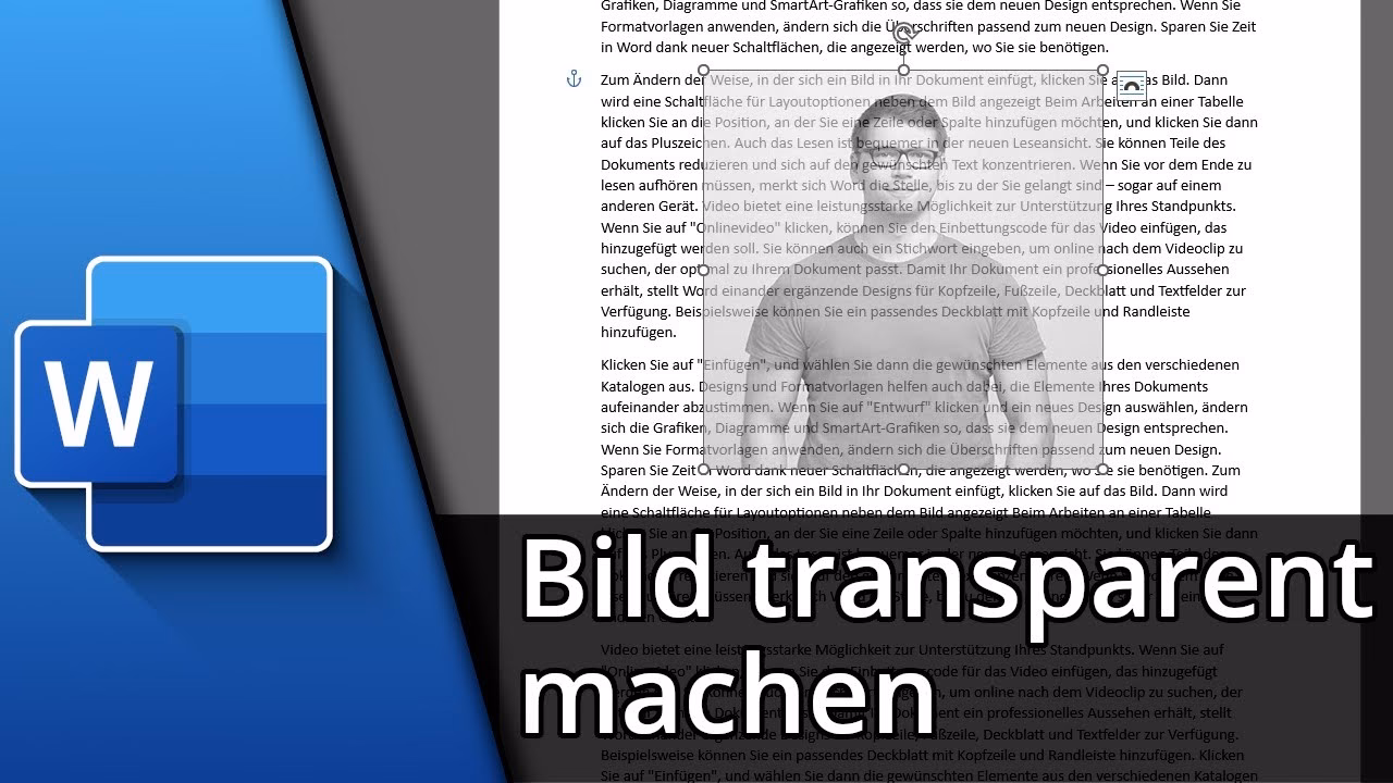 Wie bearbeite ich die Transparenz einer Form in Word?